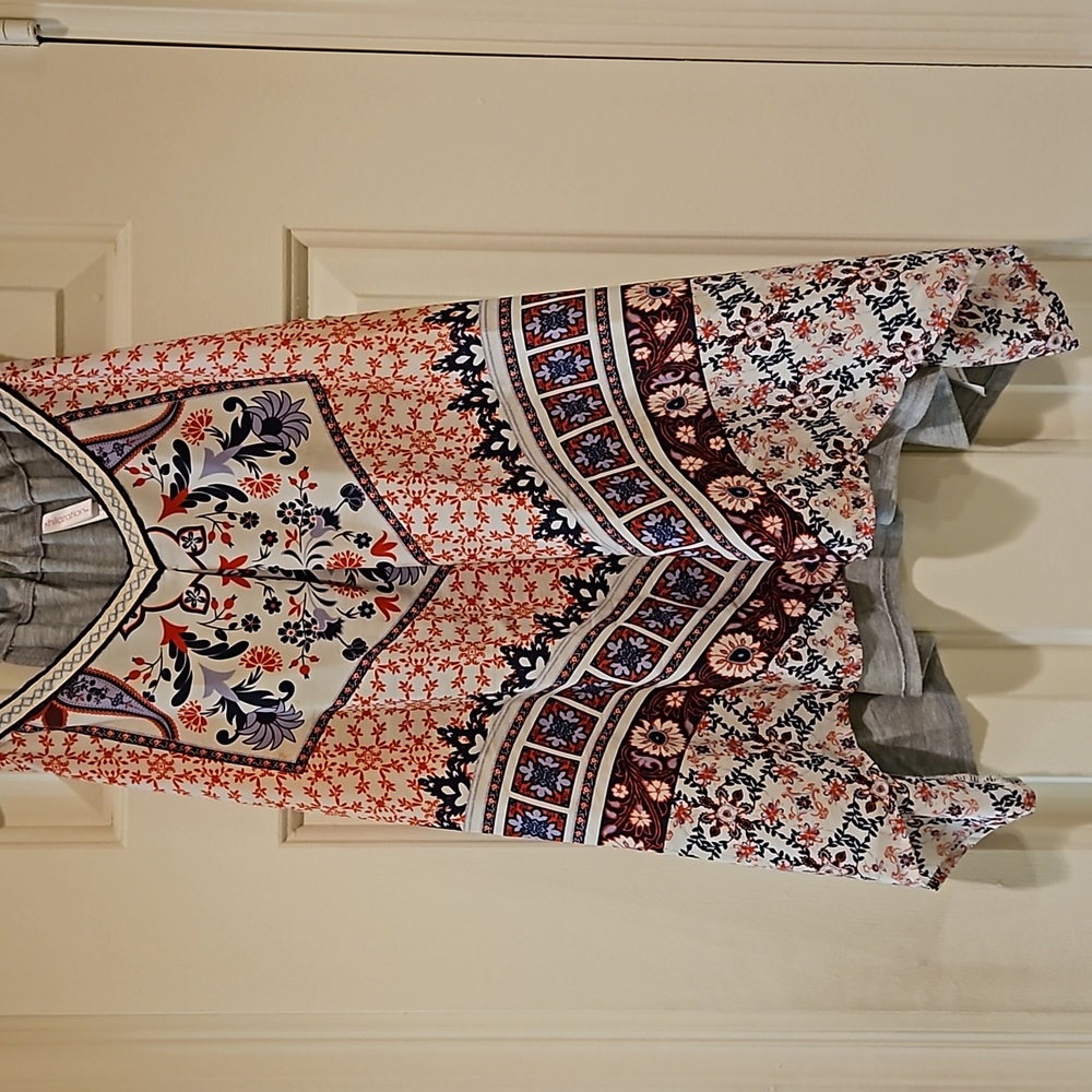 Xhilaration handkerchief style blouse Size XL - Picture 2 of 7